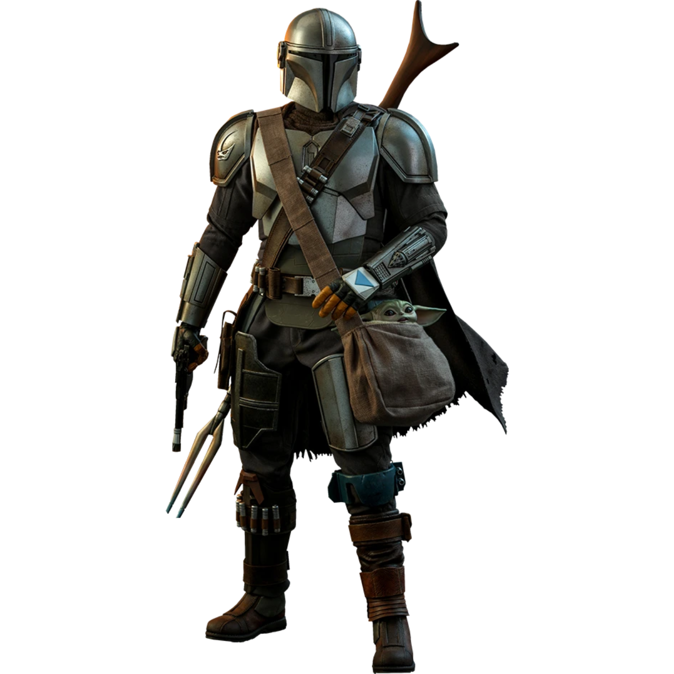 The Mandalorian and The Child Collectible Set by Hot Toys