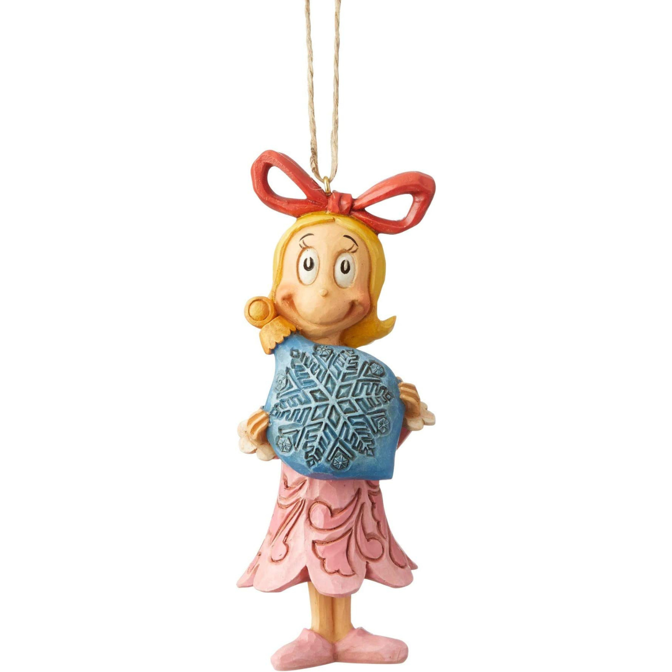 Cindy Holding Ball Ornament