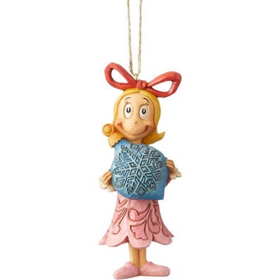 Cindy Holding Ball Ornament