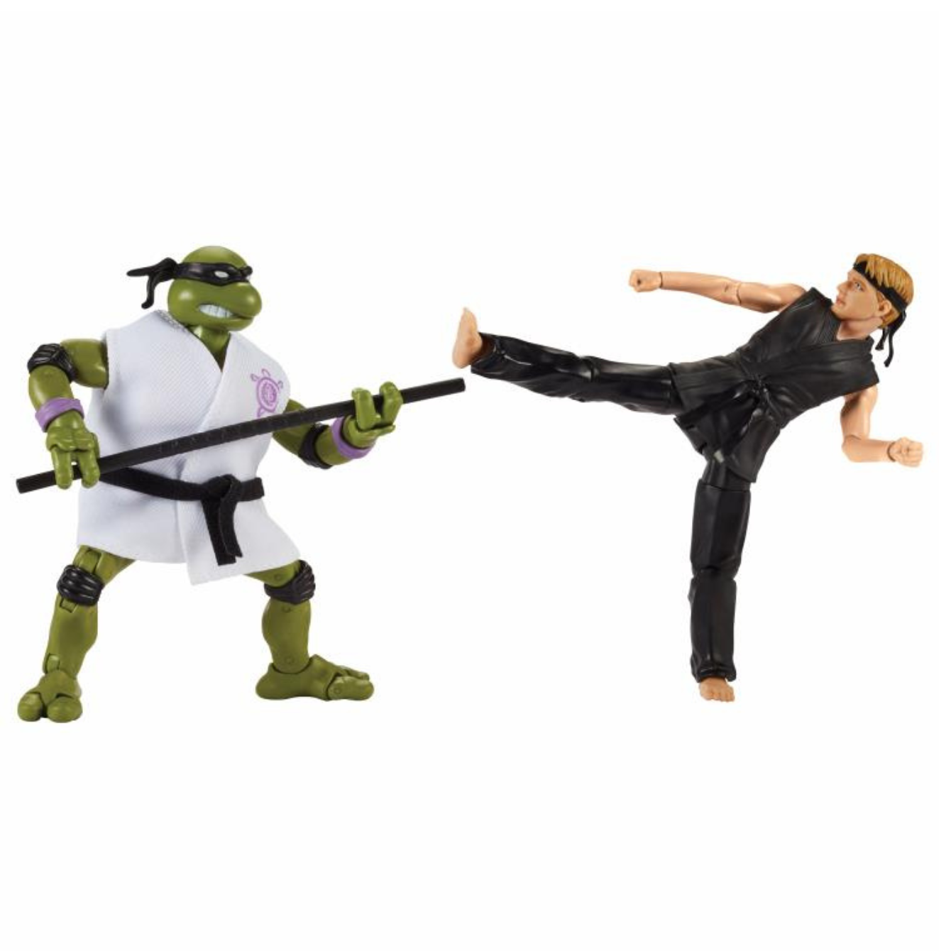 TMNT x Cobra Kai Donatello vs. Johnny Lawrence Two-Pack