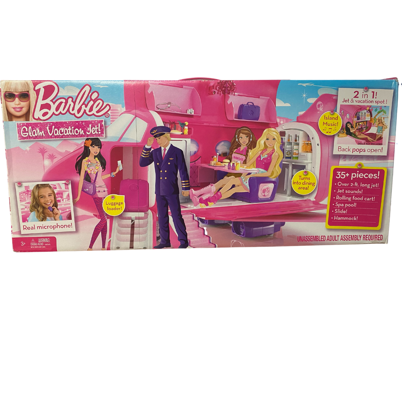 Barbie Doll Barbie Vacation Jet Barbie Glam Vacation Jet Plane