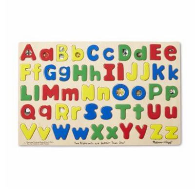Melissa & Doug Upper & Lower Case Alphabet Puzzle