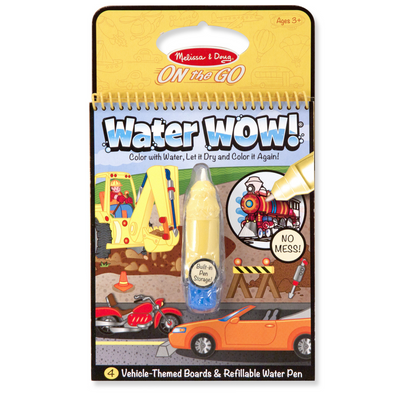 Water Wow! Vehicles - On the Go Travel Activity