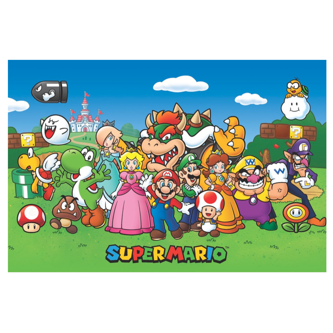 SUPER MARIO LAWN Poster