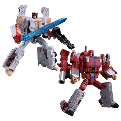 Transformers Collaborative: Street Fighter 2 Optimus Prime Ryu Vs Megatron M Bison 2 pack