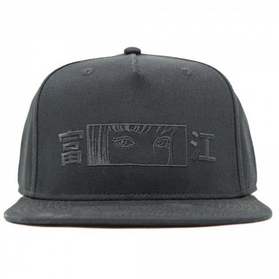 Junji Ito Tomie Eyes Monochrome Medium Profile Hat