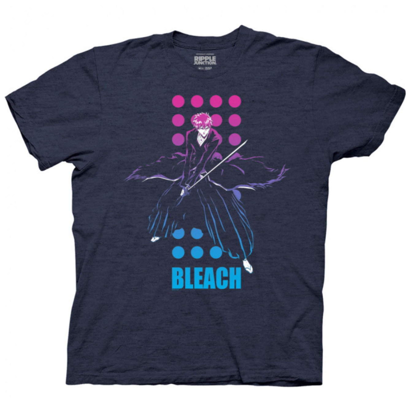 Bleach Ichigo With Ombre Circles T-Shirt