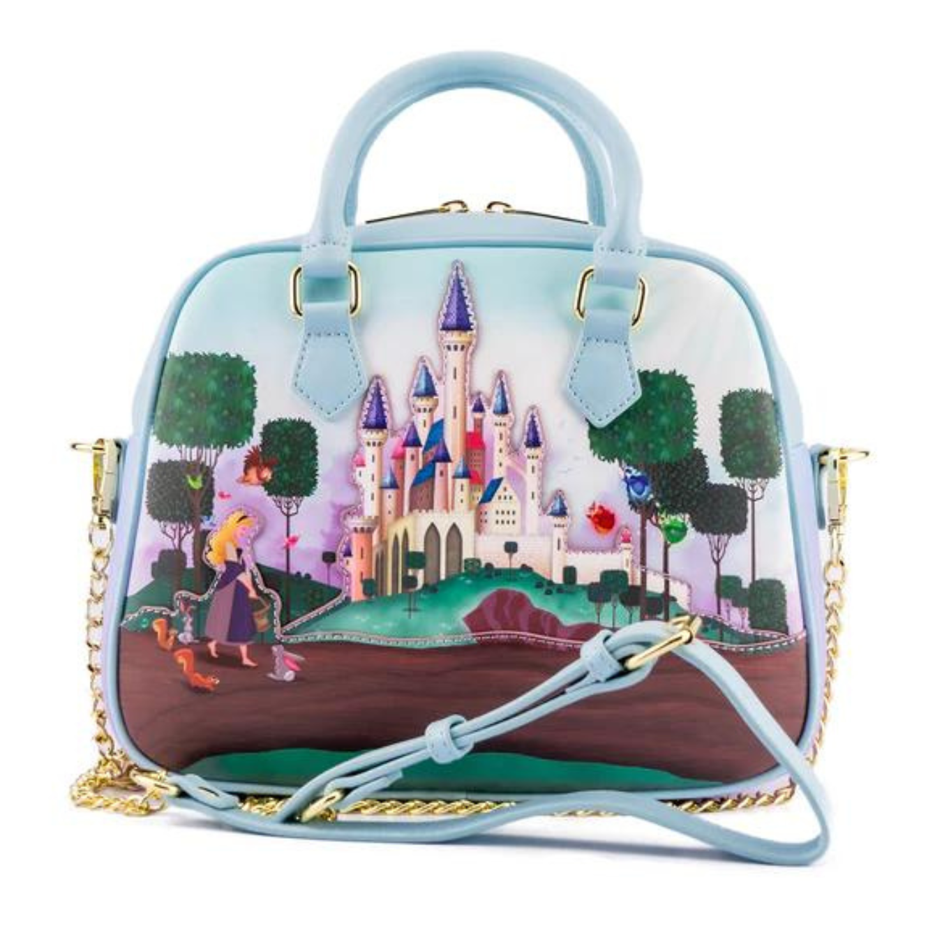 Loungefly Disney Castle Series outlets Sleeping Beauty Princess backpack