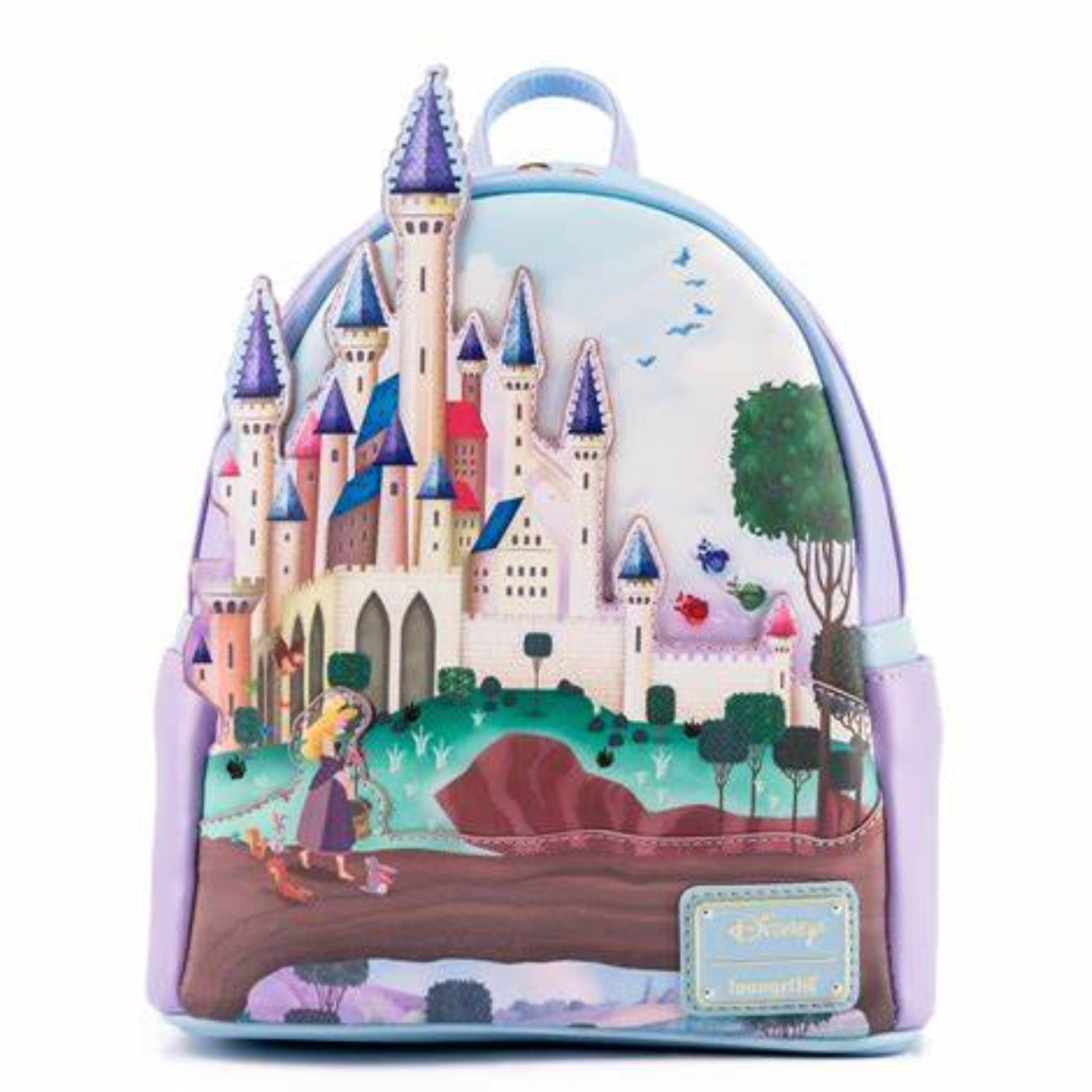 Loungefly Disney Princess Castle Series Sleeping Beauty Mini Backpack Replay Toys LLC