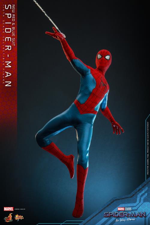 Spider-Man: No Way Home MMS680 Spider-Man (New Red and Blue Suit) 1/6th Scale Collectible Figure