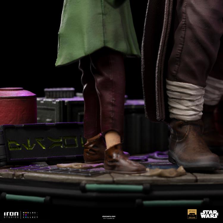 Star Wars: Obi-Wan Kenobi Obi-Wan and Young Leia Deluxe 1/10 Art Scale Limited Edition Statue