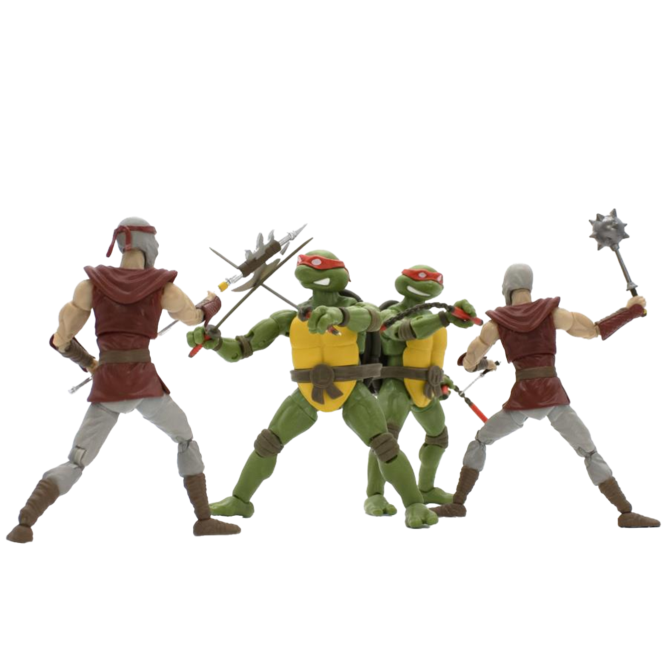 Teenage Mutant Ninja Turtles BST AXN PX Previews Exclusive Classic Comic Four-Pack (Set 1)