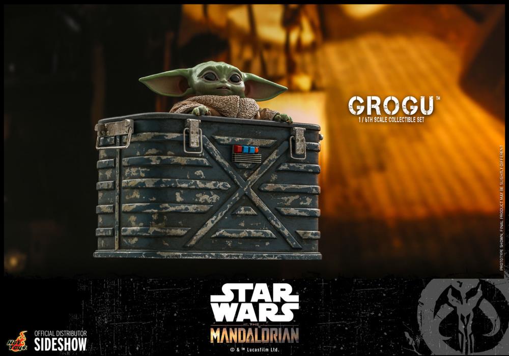The Mandalorian TMS043 Grogu 1/6th Scale Collectible Figure Set