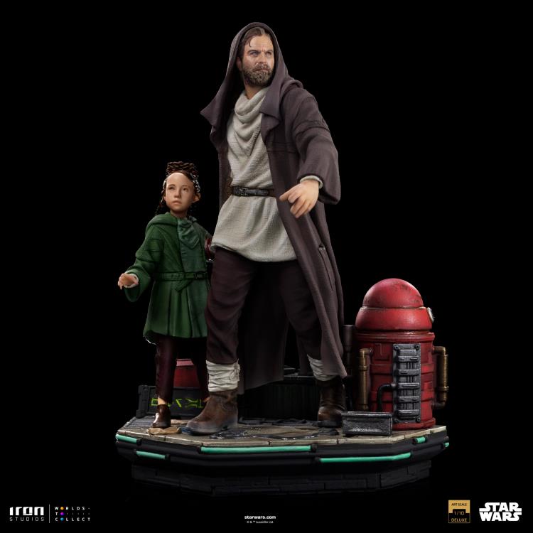 Star Wars: Obi-Wan Kenobi Obi-Wan and Young Leia Deluxe 1/10 Art Scale Limited Edition Statue
