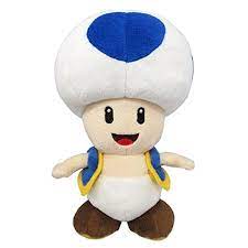 Blue Toad 8" Plush