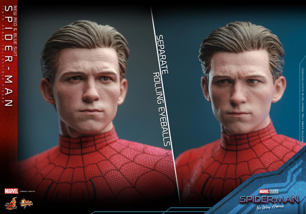 Spider-Man: No Way Home MMS680 Spider-Man (New Red and Blue Suit) 1/6th Scale Collectible Figure