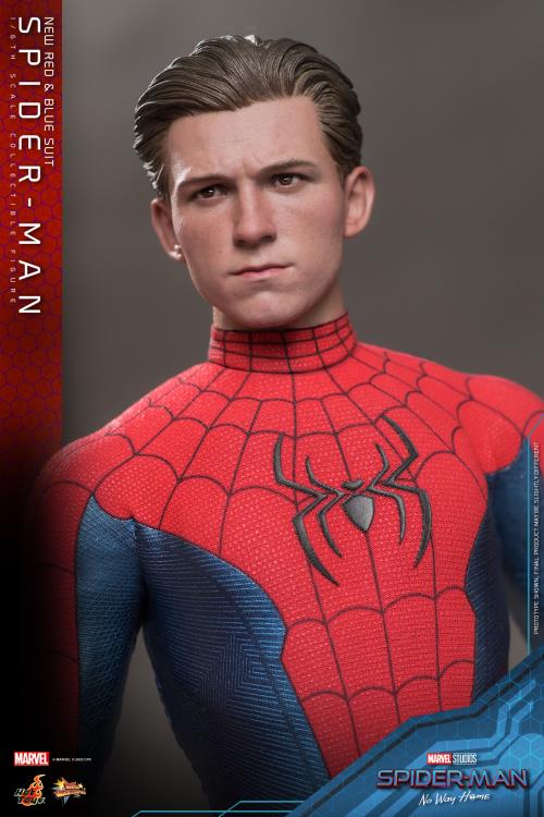 Spider-Man: No Way Home MMS680 Spider-Man (New Red and Blue Suit) 1/6th Scale Collectible Figure