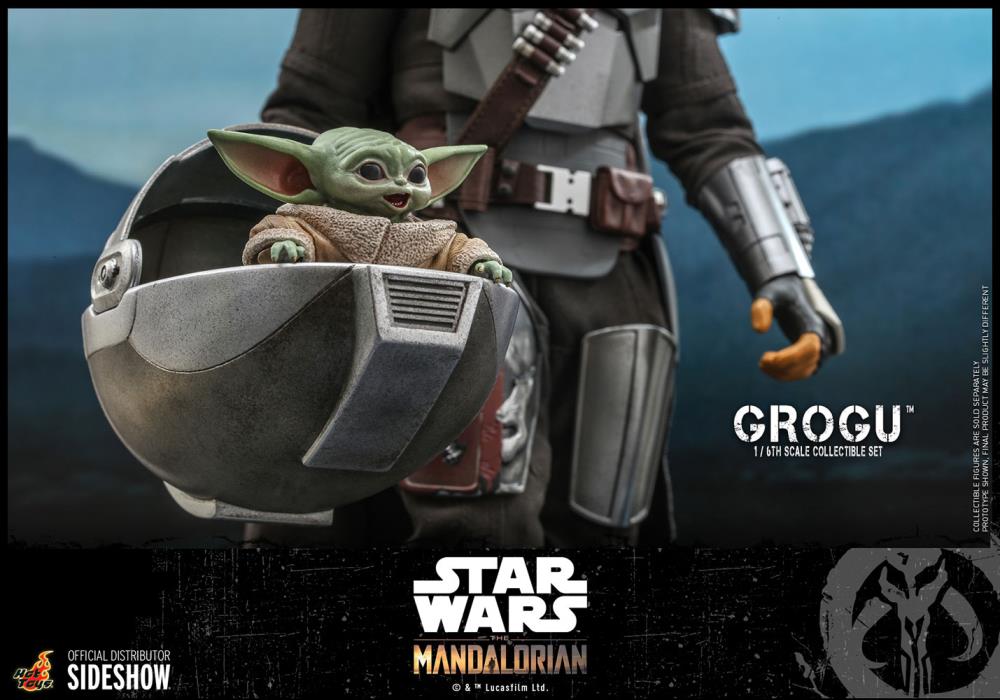 The Mandalorian TMS043 Grogu 1/6th Scale Collectible Figure Set