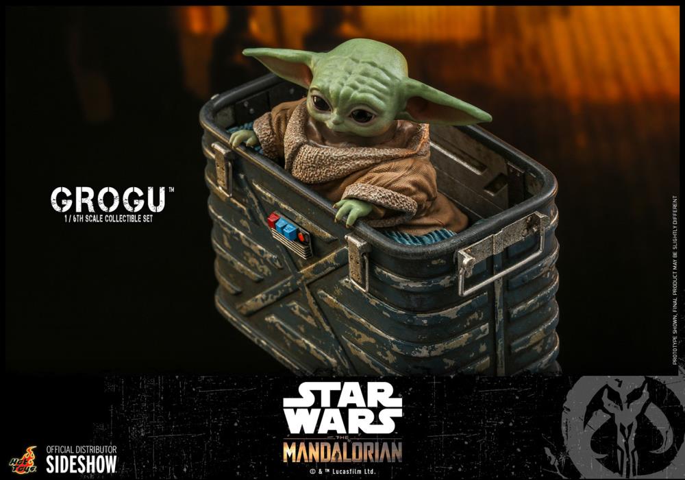The Mandalorian TMS043 Grogu 1/6th Scale Collectible Figure Set