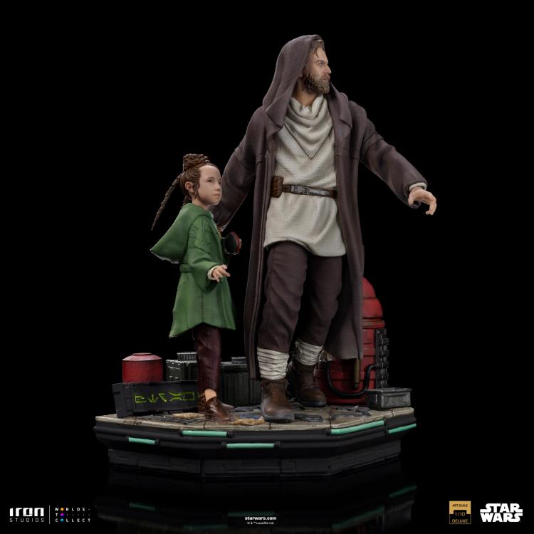 Star Wars: Obi-Wan Kenobi Obi-Wan and Young Leia Deluxe 1/10 Art Scale Limited Edition Statue