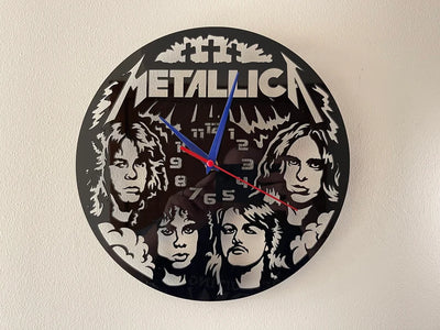 Metallica Vinyl Clock