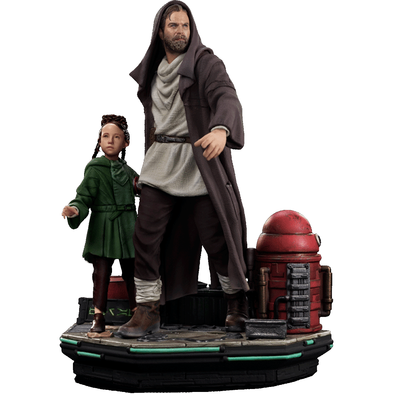 Star Wars: Obi-Wan Kenobi Obi-Wan and Young Leia Deluxe 1/10 Art Scale Limited Edition Statue