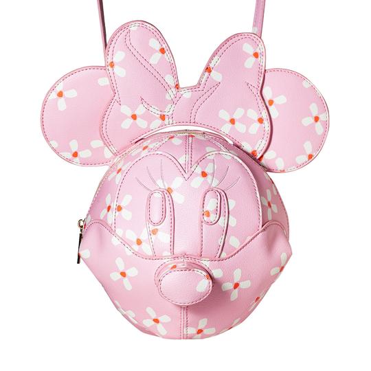 DISNEY 3D MINNIE CHERRY BLOSSOM CROSSBODY SMALL HANDBAG BY DANIELLE NICOLE
