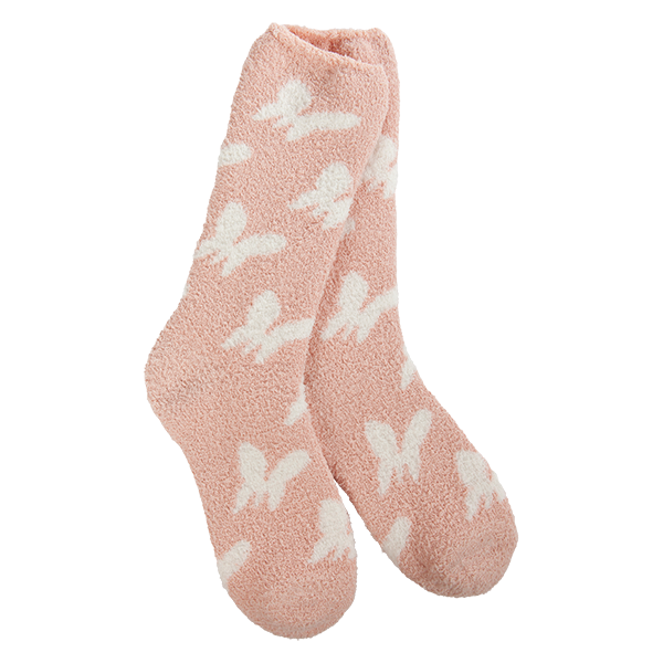 Butterfly Rose Crew Sock