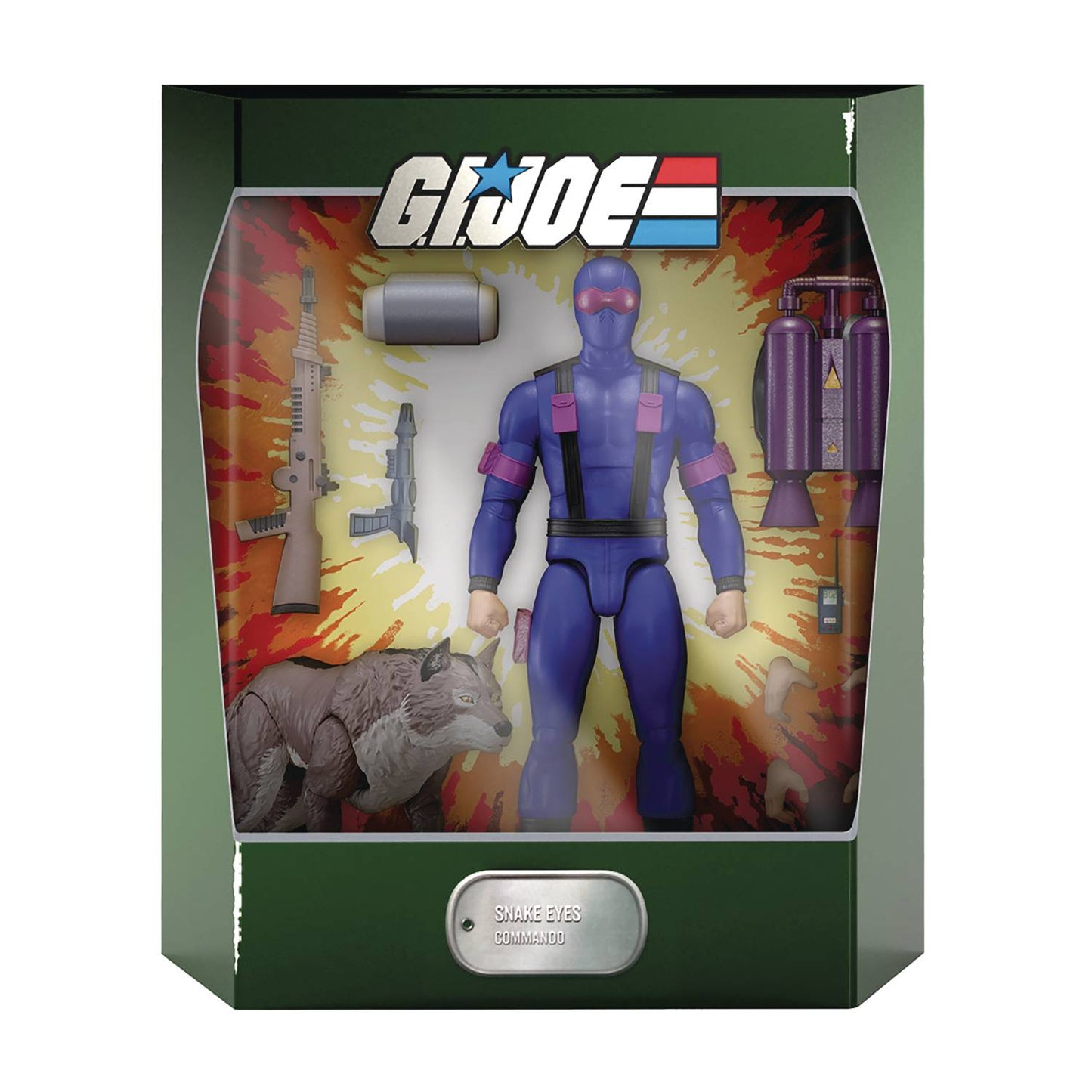 GI JOE ULTIMATES REAL AMERICAN HERO SNAKE EYES Super7