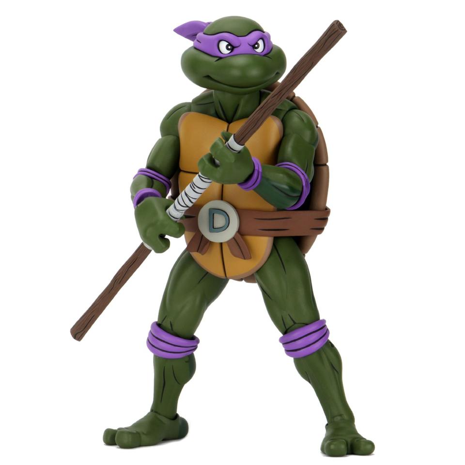 NECA Teenage Mutant Ninja Turtles Turtles 1/4 Scale Cartoon Donatello Action Figure