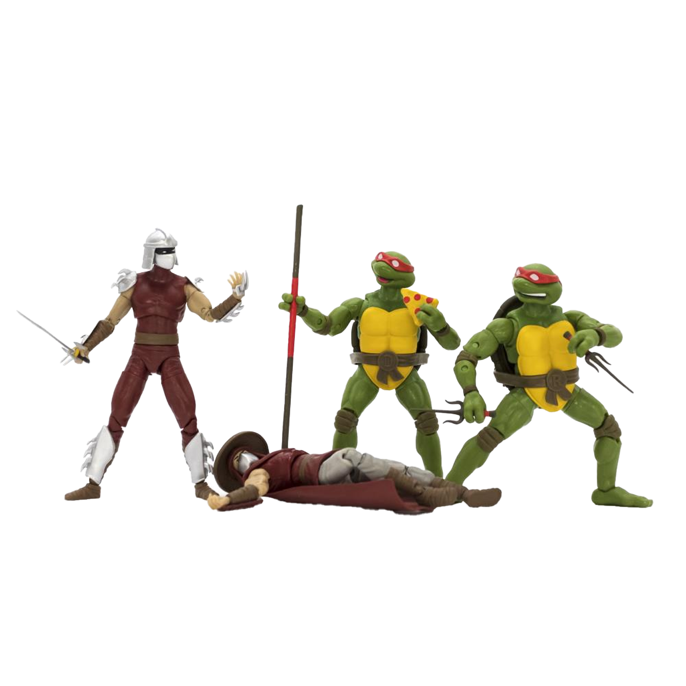 The Loyal Subjects BST AXN Eastman & Laird's Teenage Mutant Ninja Turtles PX Action 4 Pack Set 2
