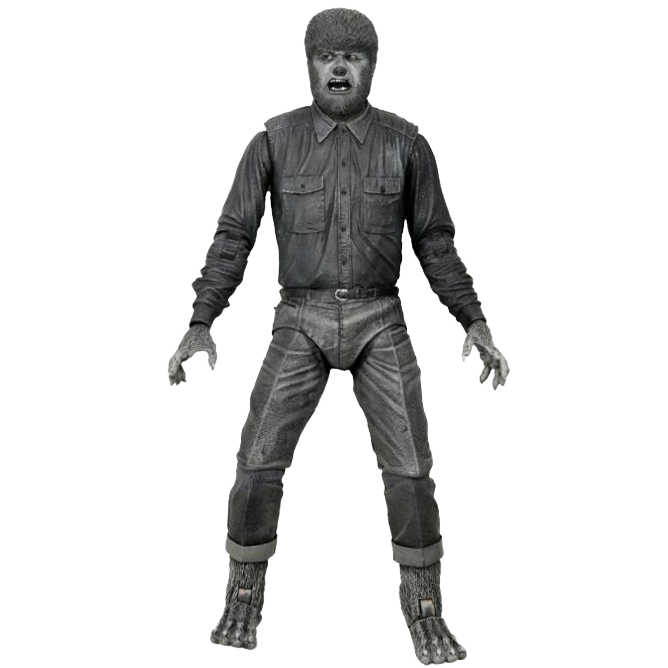 Universal Monsters Ultimate The Wolf Man (Black & White) Figure