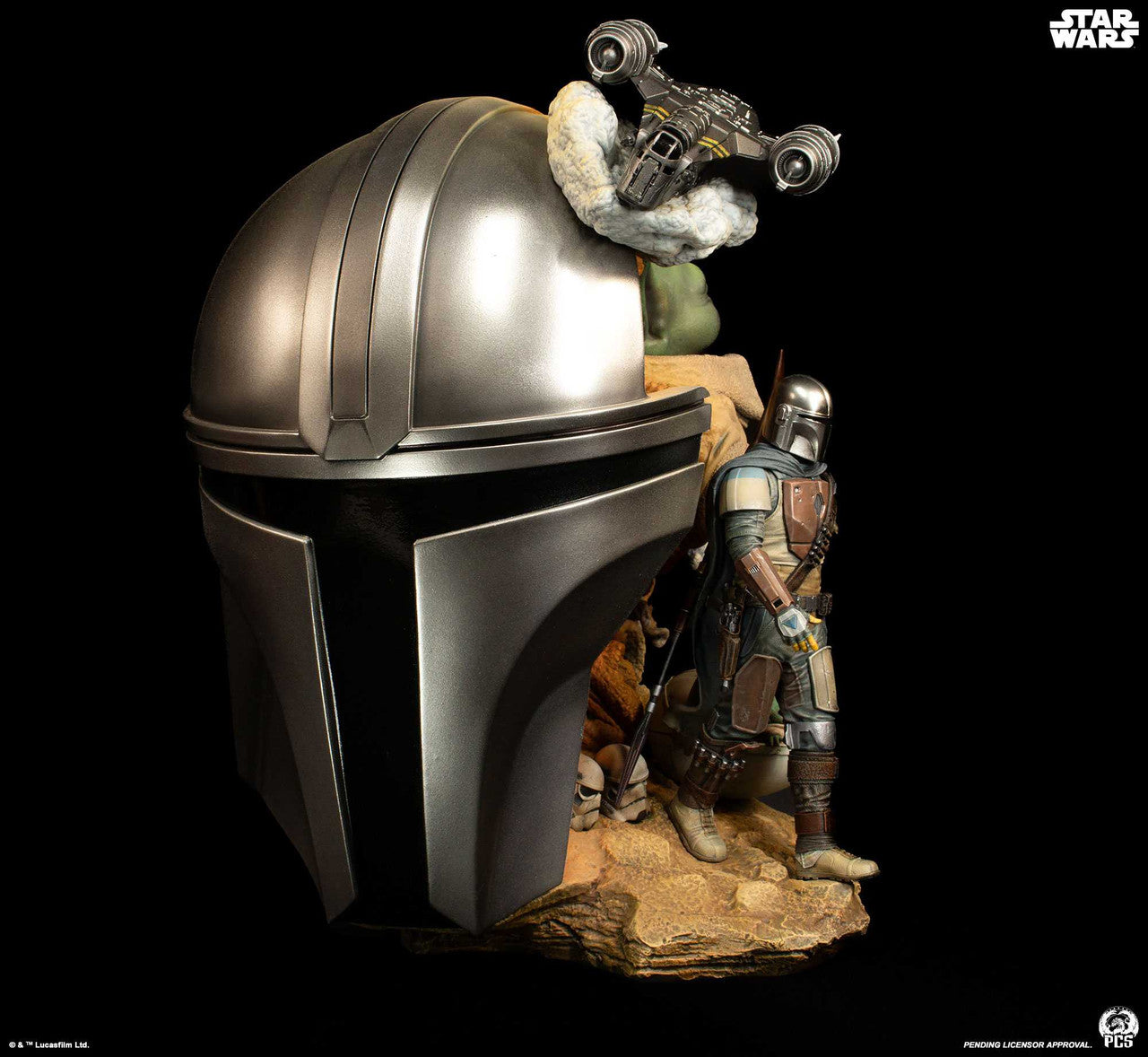 PRE-ORDER PCS Limited Edition Star Wars The Mandalorian Fine Art Bust