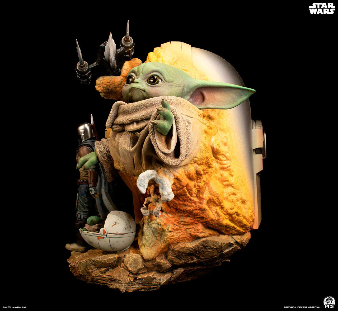 PRE-ORDER PCS Limited Edition Star Wars The Mandalorian Fine Art Bust
