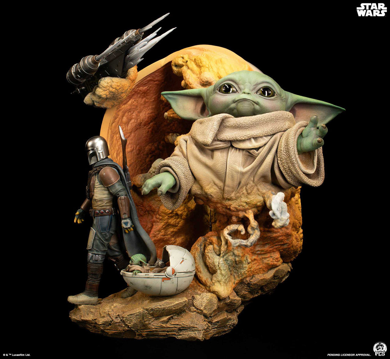 PRE-ORDER PCS Limited Edition Star Wars The Mandalorian Fine Art Bust