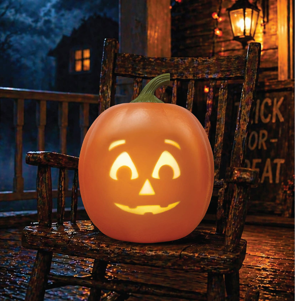 ANIMAT3D Jabberin' Jack Jr Animated Pumpkin