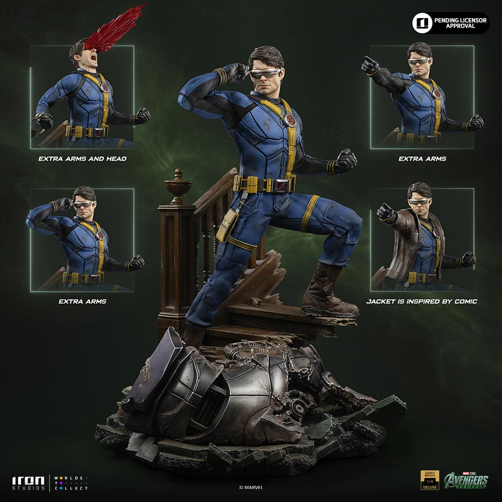 PRE-ORDER Iron Studios Avengers: Doomsday Cyclops Deluxe Version Legacy Replica 1:4 Scale Statue
