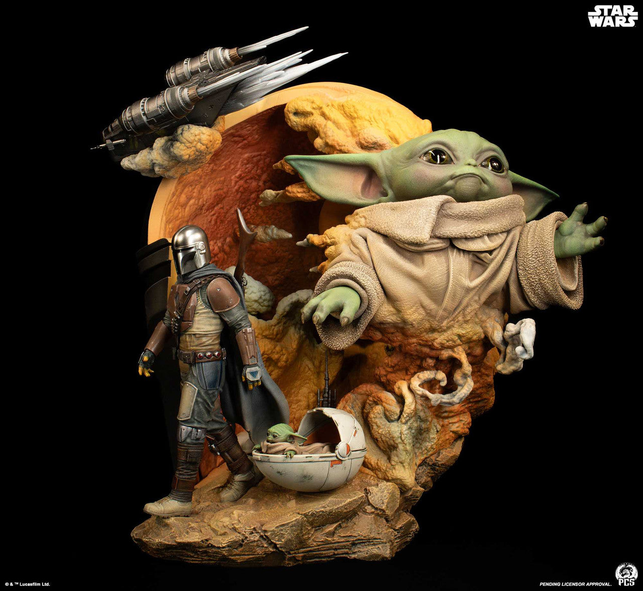 PRE-ORDER PCS Limited Edition Star Wars The Mandalorian Fine Art Bust