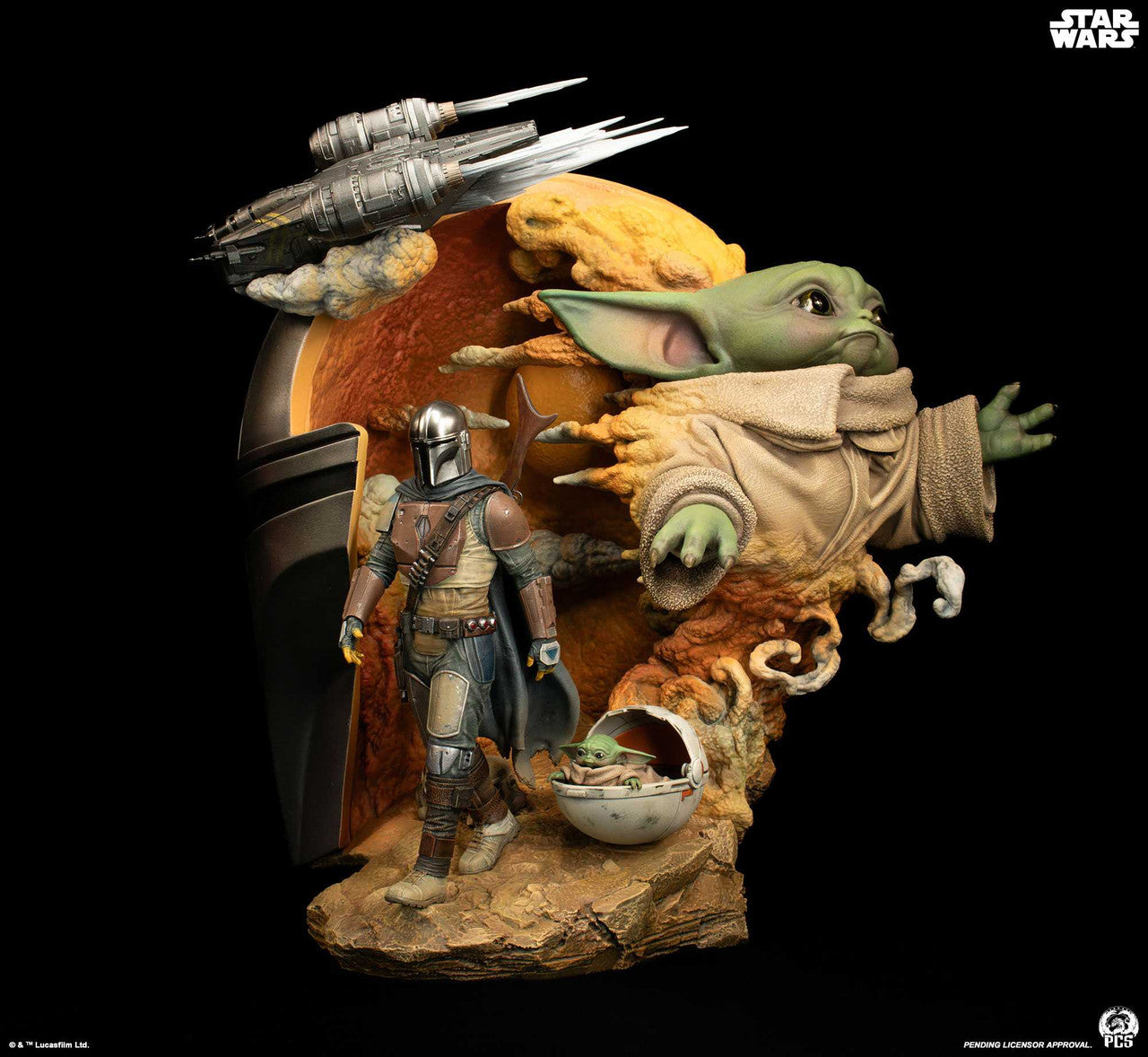 PRE-ORDER PCS Limited Edition Star Wars The Mandalorian Fine Art Bust