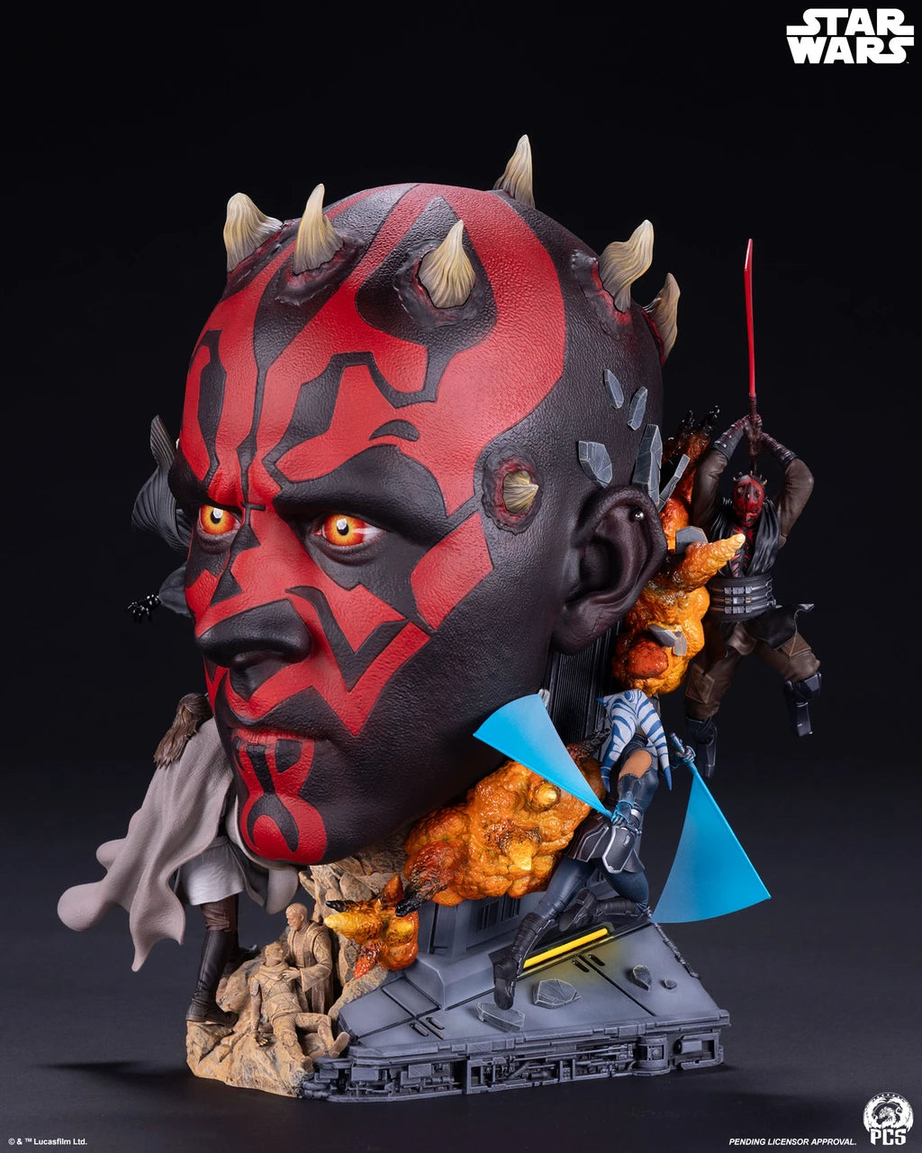 PRE-ORDER Premium Collectibles Studio Star Wars Darth Maul Fine Art Bust