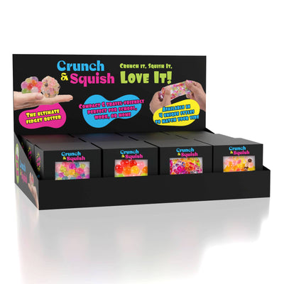 Crunch & Squish Candy Series Crunchy Squishy Stress Ball Fidget Toy (1pc) Color Ships Assorted