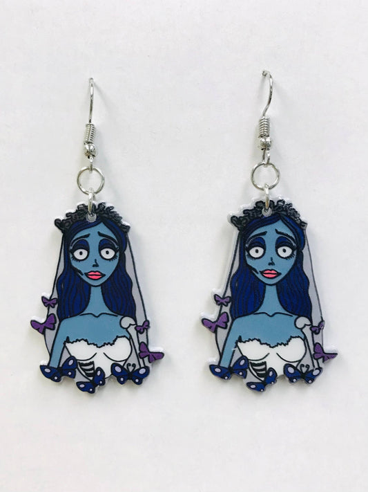 Corpse Bride Dark Earrings