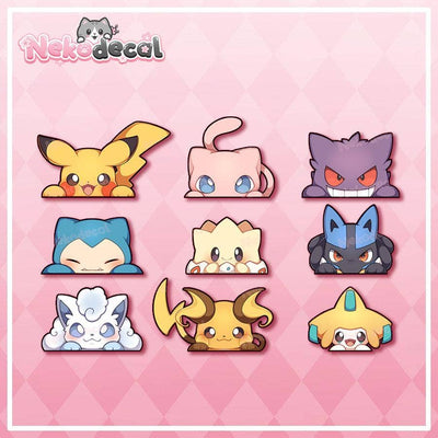 Window Cling Pokemon Stickers