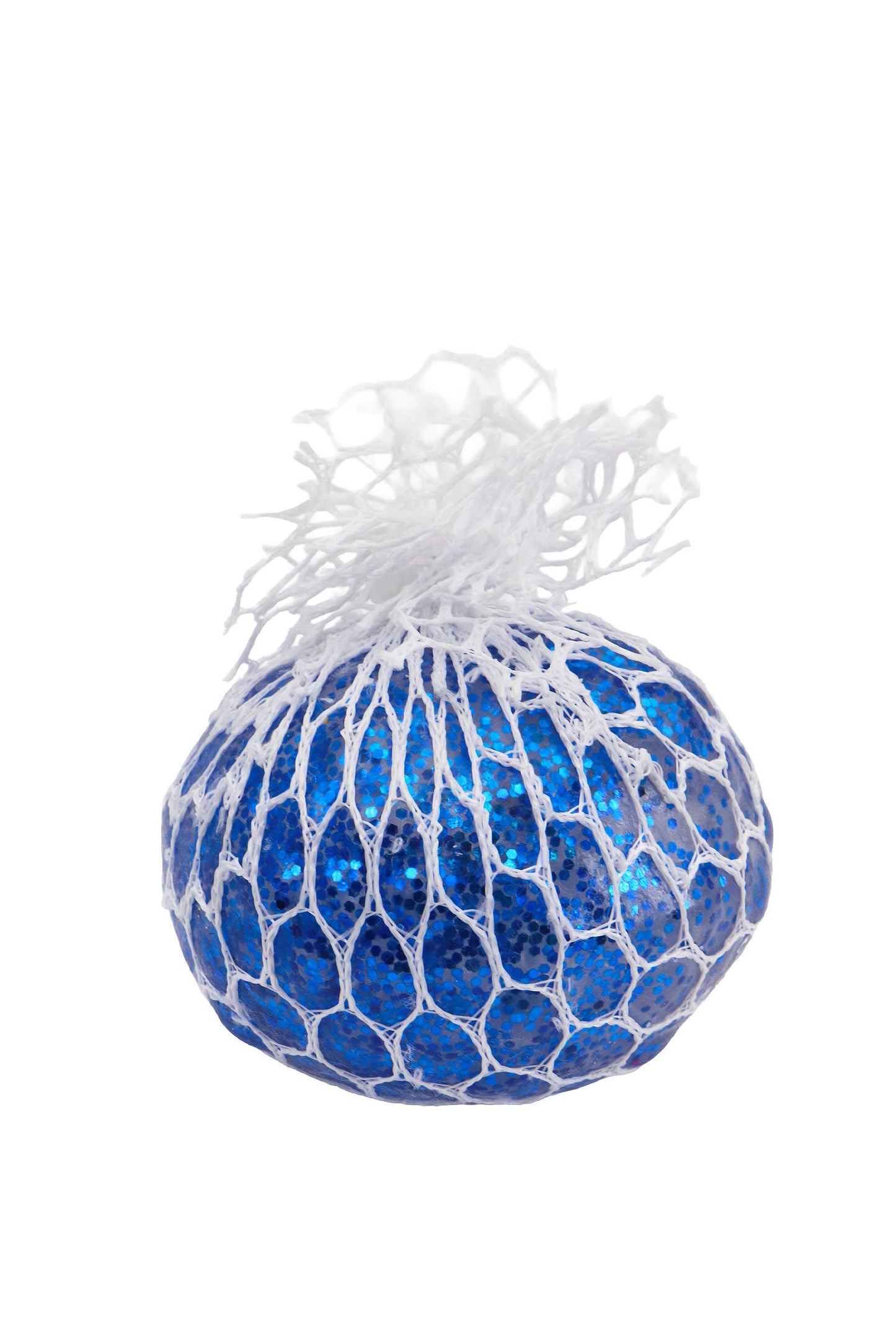 LED Light-Up Vented Mesh Glittery Water Bead Squishy Ball