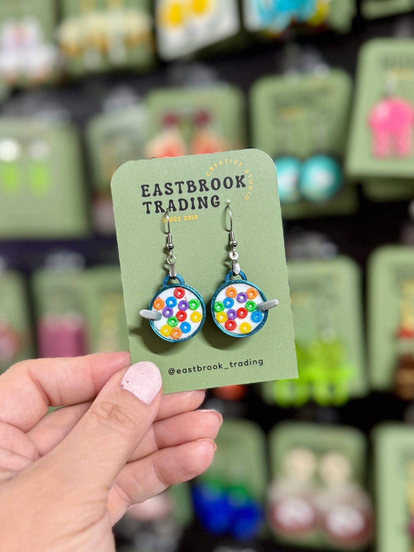 Fruity cereal earrings