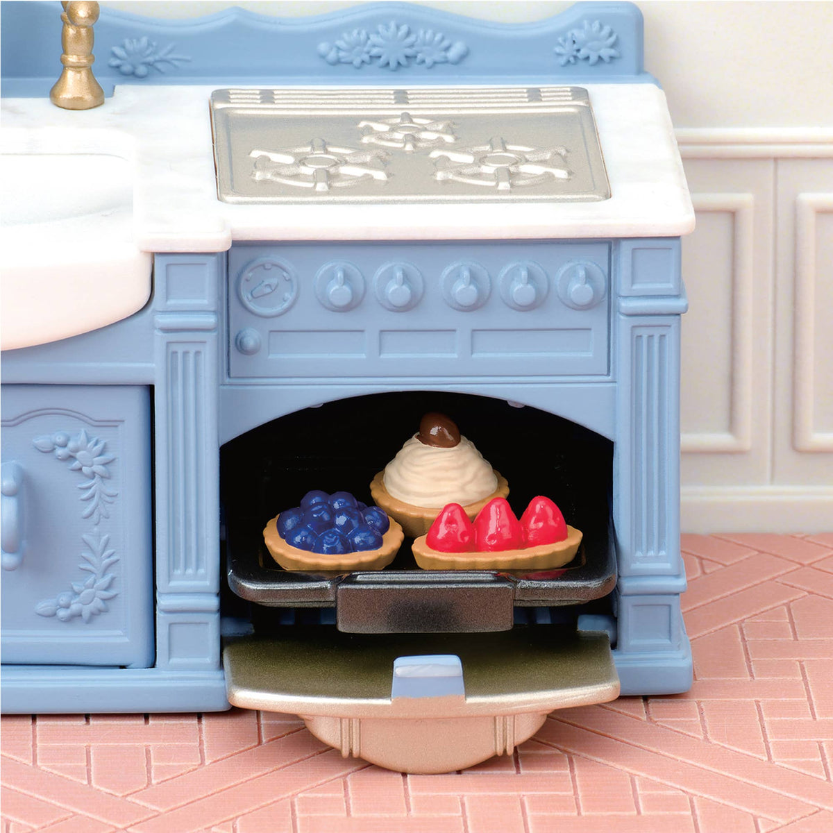 Calico Critters Elegant Dining Room Set, Dollhouse Furniture
