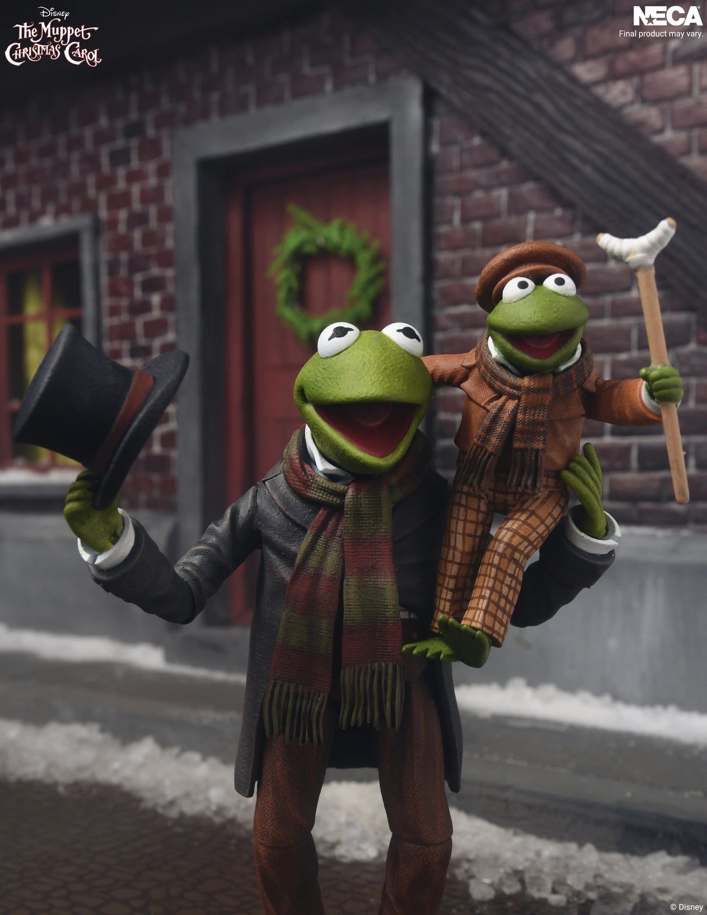 PRE-ORDER NECA The Muppets Christmas Carol Ultimate Kermit & Robin 2 Pack Action Figure