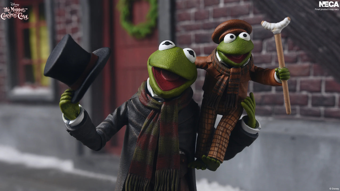 PRE-ORDER NECA The Muppets Christmas Carol Ultimate Kermit & Robin 2 Pack Action Figure