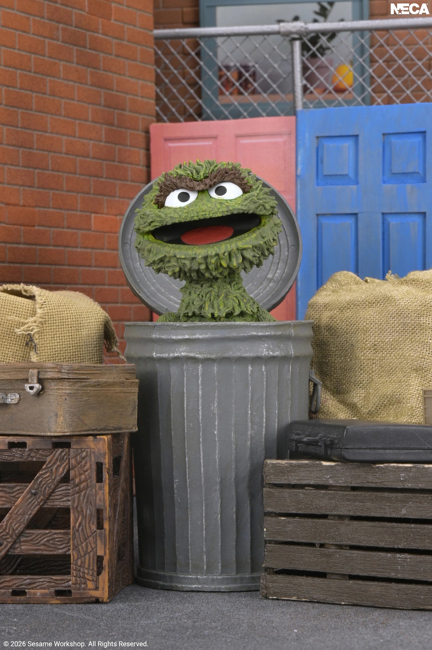 PRE-ORDER NECA Sesame Street Ultimate Oscar the Grouch 7" Action Figure