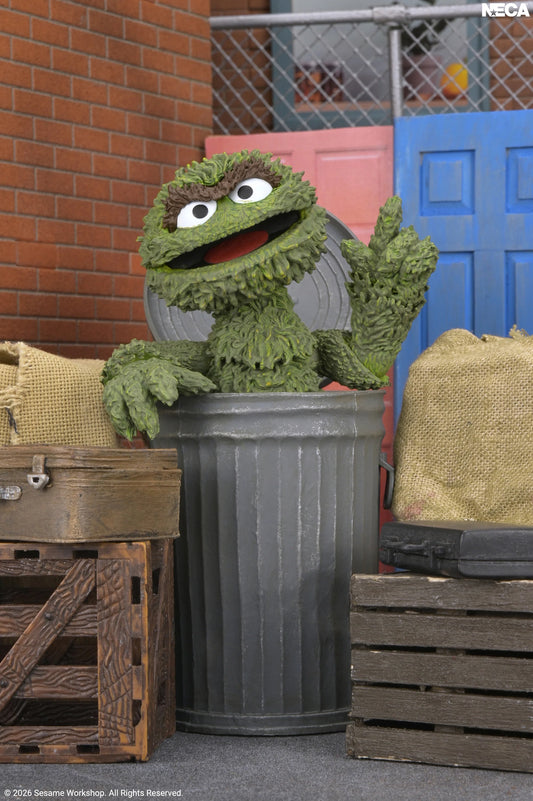 PRE-ORDER NECA Sesame Street Ultimate Oscar the Grouch 7" Action Figure